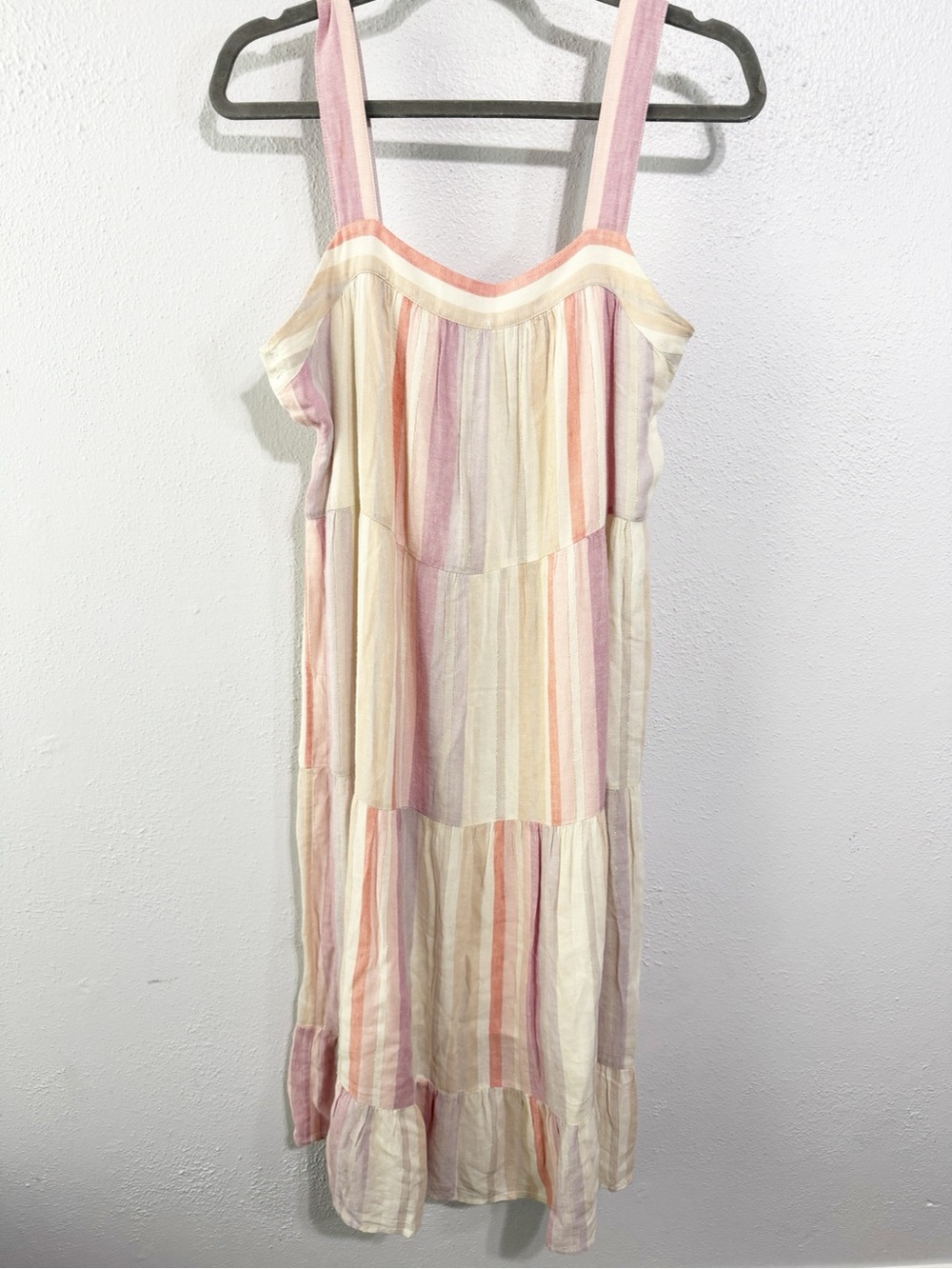 Rails Amaya Striped Midi Sundress in Pink, Cream & Peach small